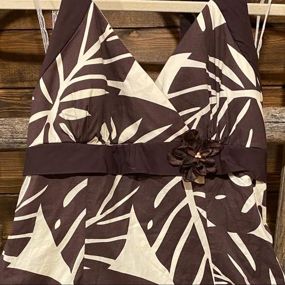 Halter Floral Print Party Dress Size Medium - Picture 4 of 8